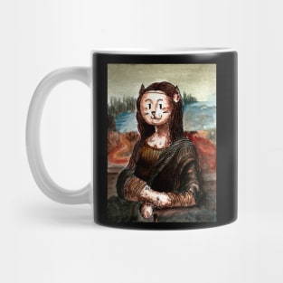 Kitty Mona Lisa Mug